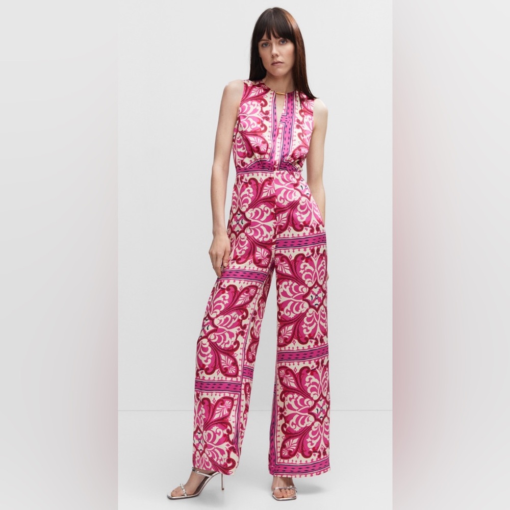 MANGO  NWT Printed jumpsuit
